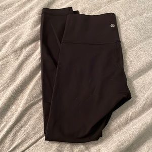 thick black lululemon leggings